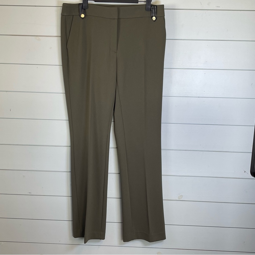 Anne‎ Klein green dress pants slacks women's size 8